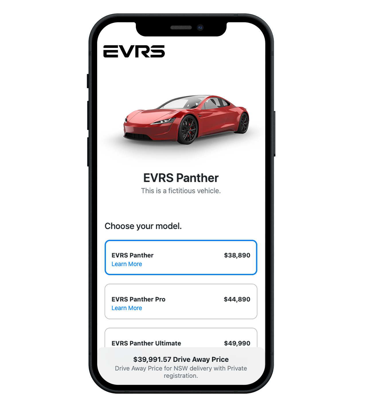 Intuitive Online Car Configurator